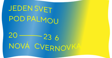 Náš festivalový vizuál obsahuje výrok z filmu Bez viditeľných príznakov režisérky Anny Gorlovej na vlniacom sa modro-žltom farebnom podklade, ktorý vyjadruje solidaritu s Ukrajinou. Prvok vlnenia je zároveň kľúčovým prvkom nášho festivalového vizuálu, a preto aj písmená textu sú naklonené a napodobňujú vlnenie. Výrok z filmu: „Práve teraz si jasne uvedomujem, že prežiť vojnu je oveľa ťažšie ako v nej zomrieť.“ Jeden svet pod Palmou sa koná 20. až 23. júna v Novej Cvernovke.